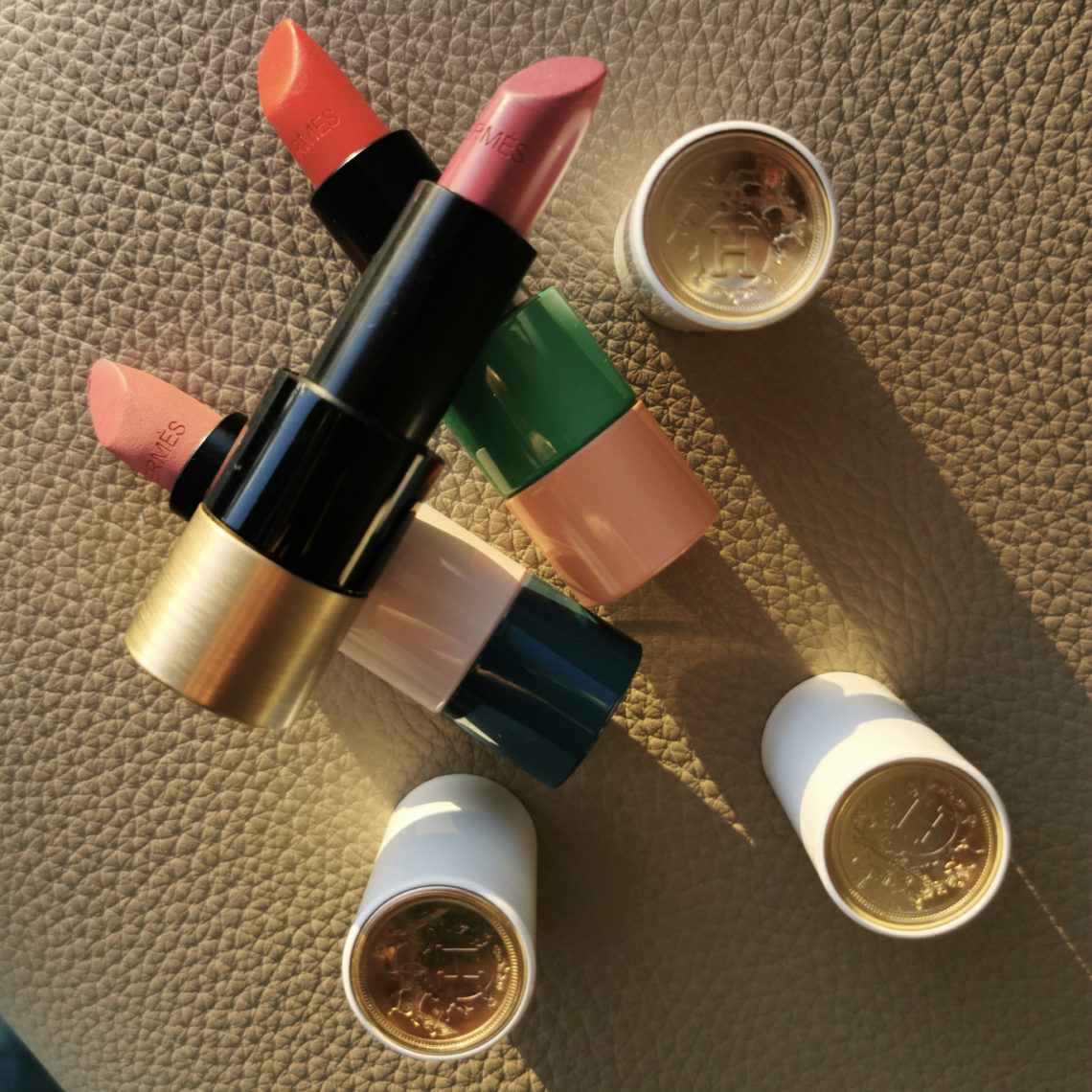 Hermes Lipstick Review  Beige Kalahari 13 & Corail Flamingo 36 Swatch